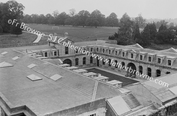 HEYTHORP HALL PHILOSOPHERS QUARTERS FROM ROOF